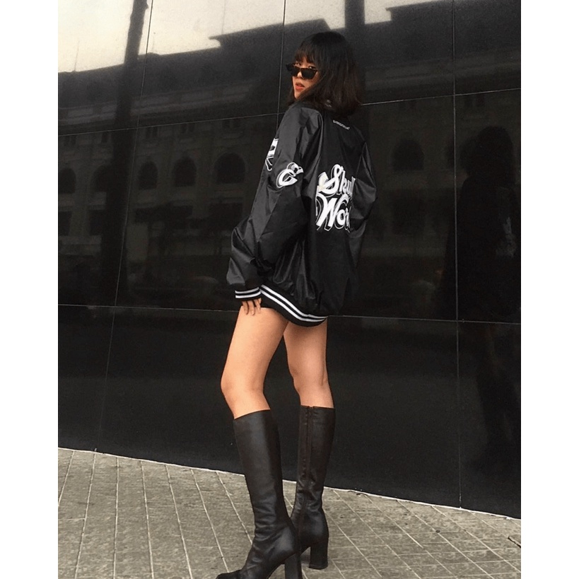 Áo Khoác Dù Boomber Nam Nữ Form Rộng in Chú Mèo Giận Dữ Phối Màu Siêu Ngầu TP05 [NewUnisex]