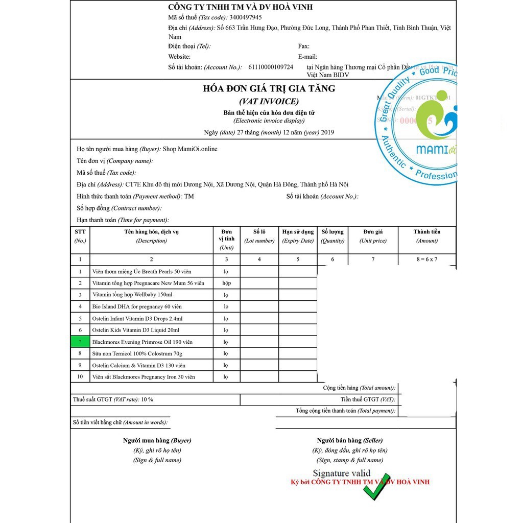 Tinh dầu hoa anh thảo Evening Primrose Oil Blackmores