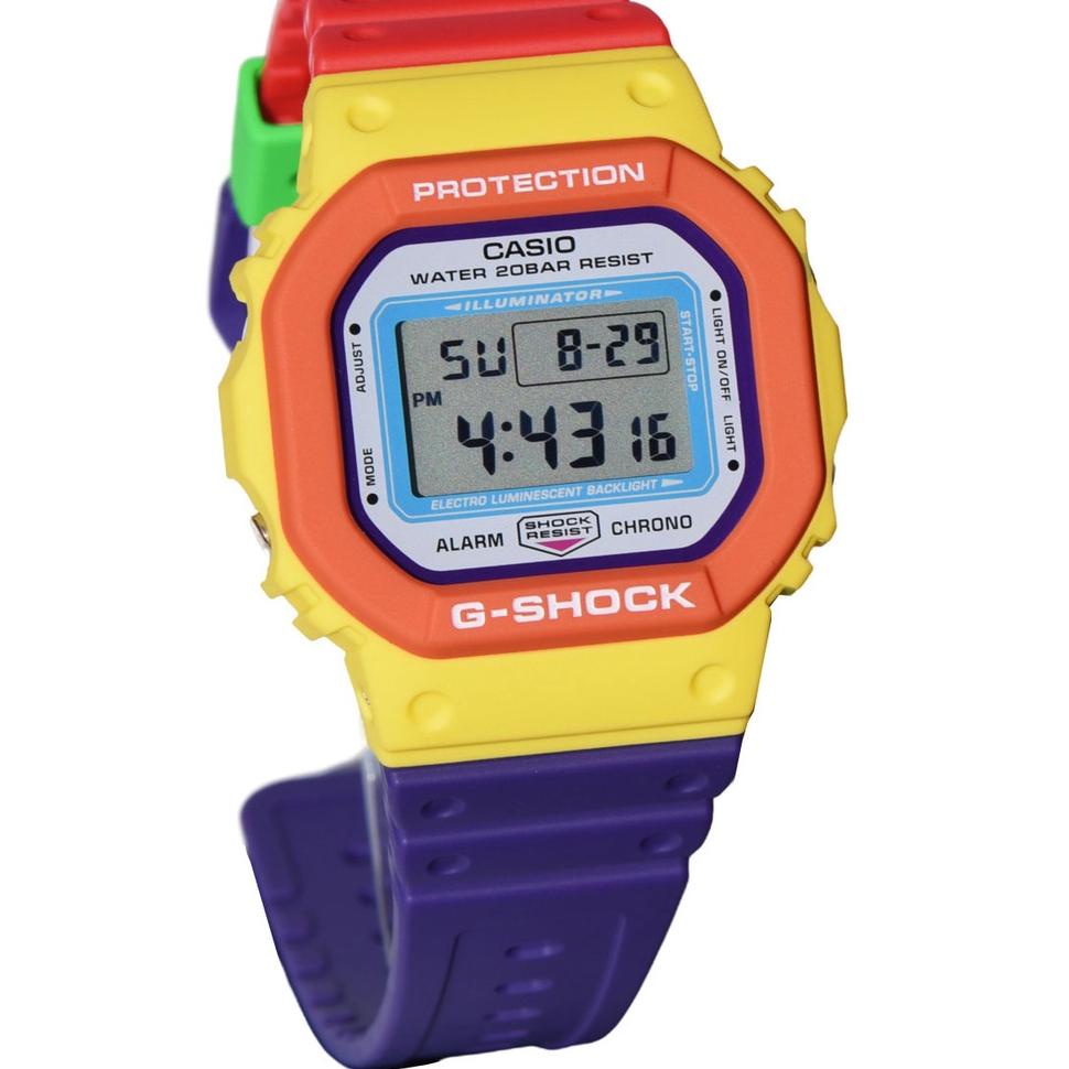 (Art. Đồng Hồ Thể Thao Casio G-SHOCK DW-5610DN-9PR Nhiều Màu Sắc Neon Chống Thấm Nước Chống Sốc Cho Nam Y33