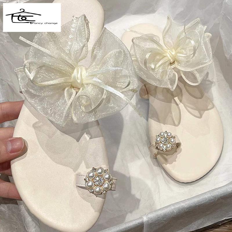 Dép Đính Nơ Thời Trang Mùa Hè Dành Cho Nữ 2022