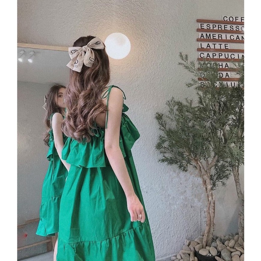 Đầm babydoll 2 dây bèo ngực siêu xinh