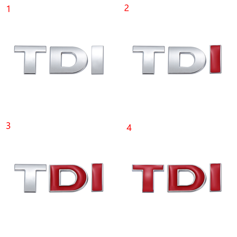 Miếng Dán Trang Trí Xe Hơi Hình Logo 3d Bằng Cờ Rôm Tdi