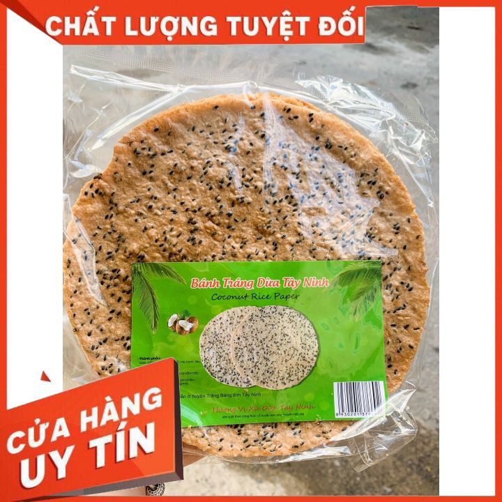 FREESHIP Bánh Tráng Dừa- Đặc Sản Tây Ninh Giòn Tan, Béo Ngậy
