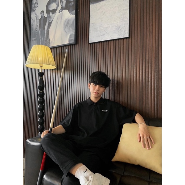 Áo thun có cổ LEVENTS® MINI POPULAR POLO/ BLACK @dx.resell Tặng Kèm Túi Tote Hoặc Túi Giấy Khi Mua Từ 2SP Levents