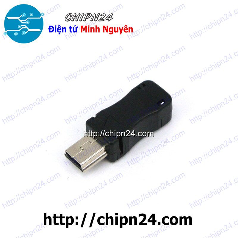 [2 CÁI] (LKC) Đầu+Vỏ nhựa Mini USB V1