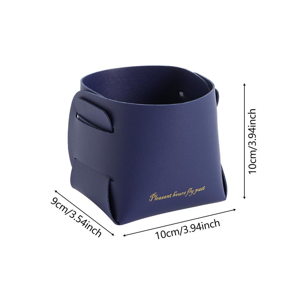 Hộp Đựng Đồ Trang Điểm Để Bàn Bằng Da PU MIHAN1