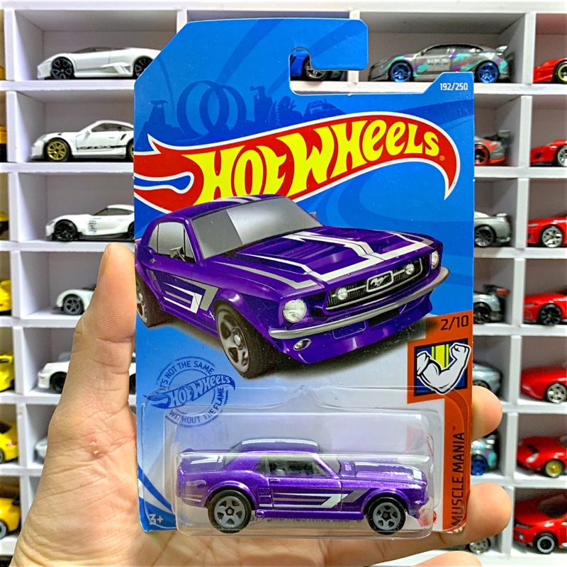 Xe mô hình Hot Wheels 2021 67 FORD MUSTANG COUPE - Purple - tỉ lệ 1:64