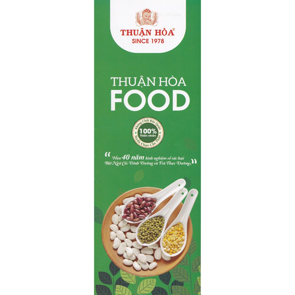 Bột Đậu Đen Xanh Lòng 200gr THUẬN HÒA FOOD - Thanh Nhiệt, Đẹp Da Đen Tóc, Ổn Định Đường Huyết, Tăng Chất Sắt