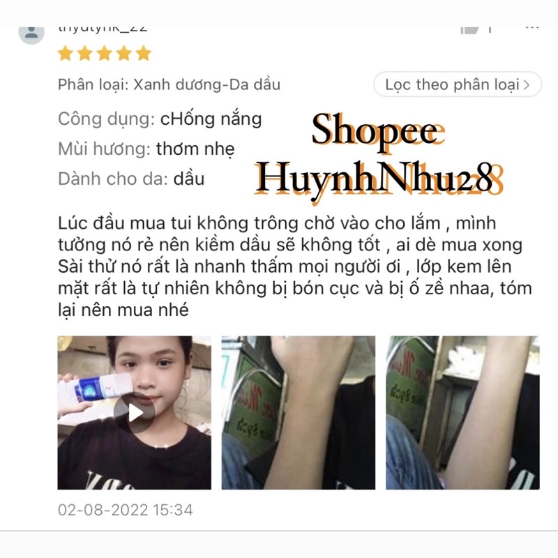 Kem chống nắng vật lý lai hoá học cho da nhạy cảm Smile Leader Sun Cream 60ml Hàn Quốc
