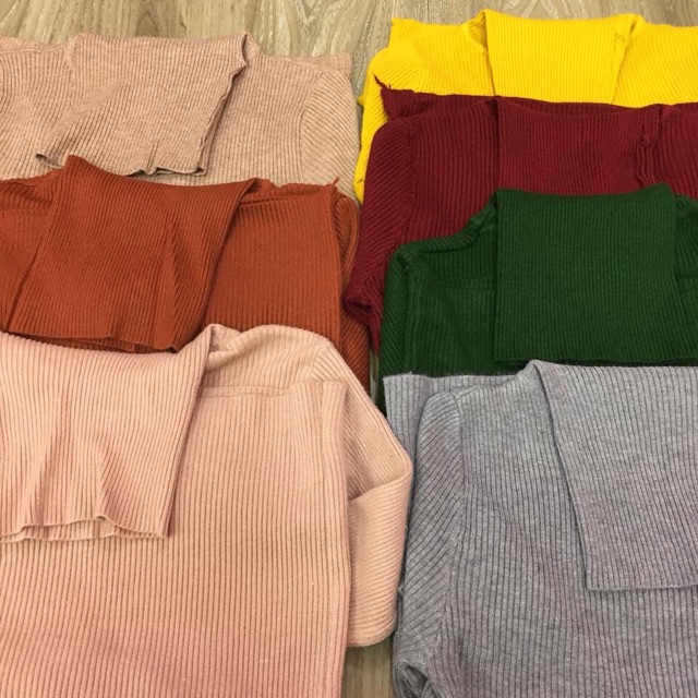 [Mã WA12ABS giảm 20k đơn 180k] Áo len cổ lọ chất đẹp - ảnh thật cận chất | BigBuy360 - bigbuy360.vn