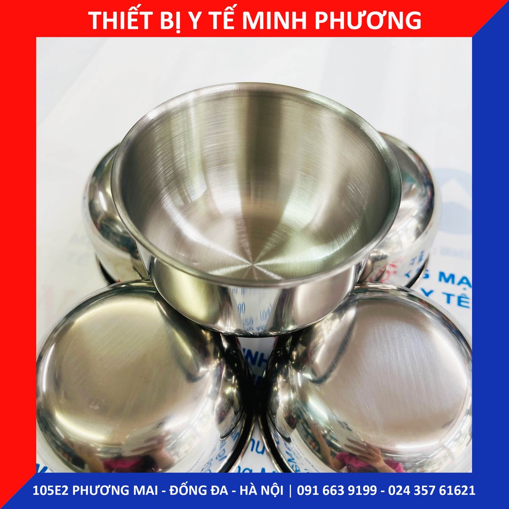 Bát đựng bông cồn inox 304 đường kính 6cm 8cm dùng trong y tế