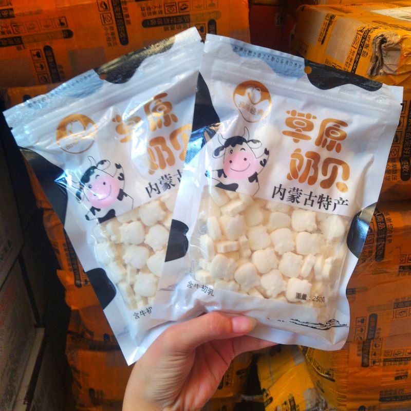 100 Viên Kẹo sữa bò non nén viên Mông cổ 250gr- đồ ăn vặt - vanahouse