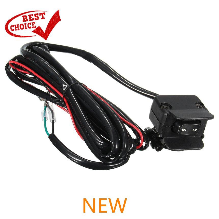 Dây Công Tắc Gắn Tay Lái Xe Mô Tô Atv / Utv 3m 12v