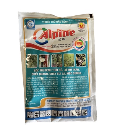Trừ Bệnh ALPINE 80WG gói 100g Chết Cây , Thối Rễ , Cháy Lá Vi Khuẩn