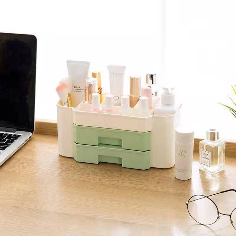 Kệ đựng mỹ phẩm 3 tầng 2 ngăn loại đẹp