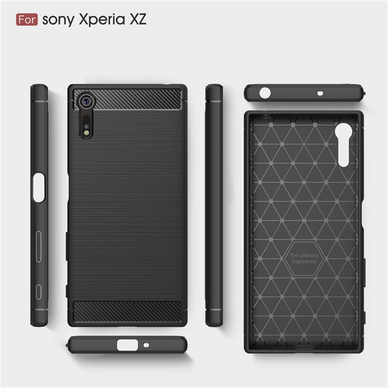 [Loại Tốt] Ốp Lưng Sony XZ/ XZs Dẻo Carbon Phay Xước Chống Sốc