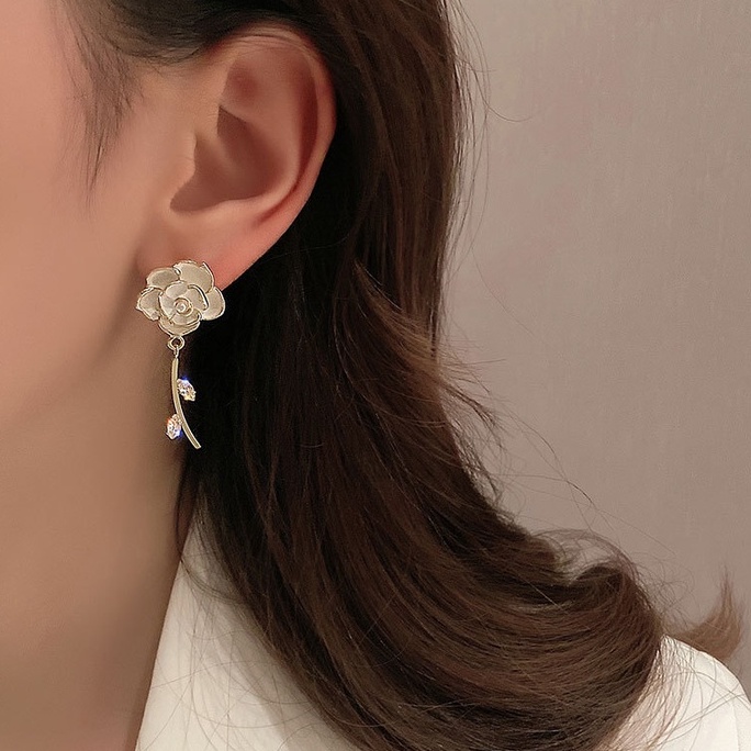 [Augustcloth | AugustJewelry] Bông tai/ Hoa tai cành hoa lớn