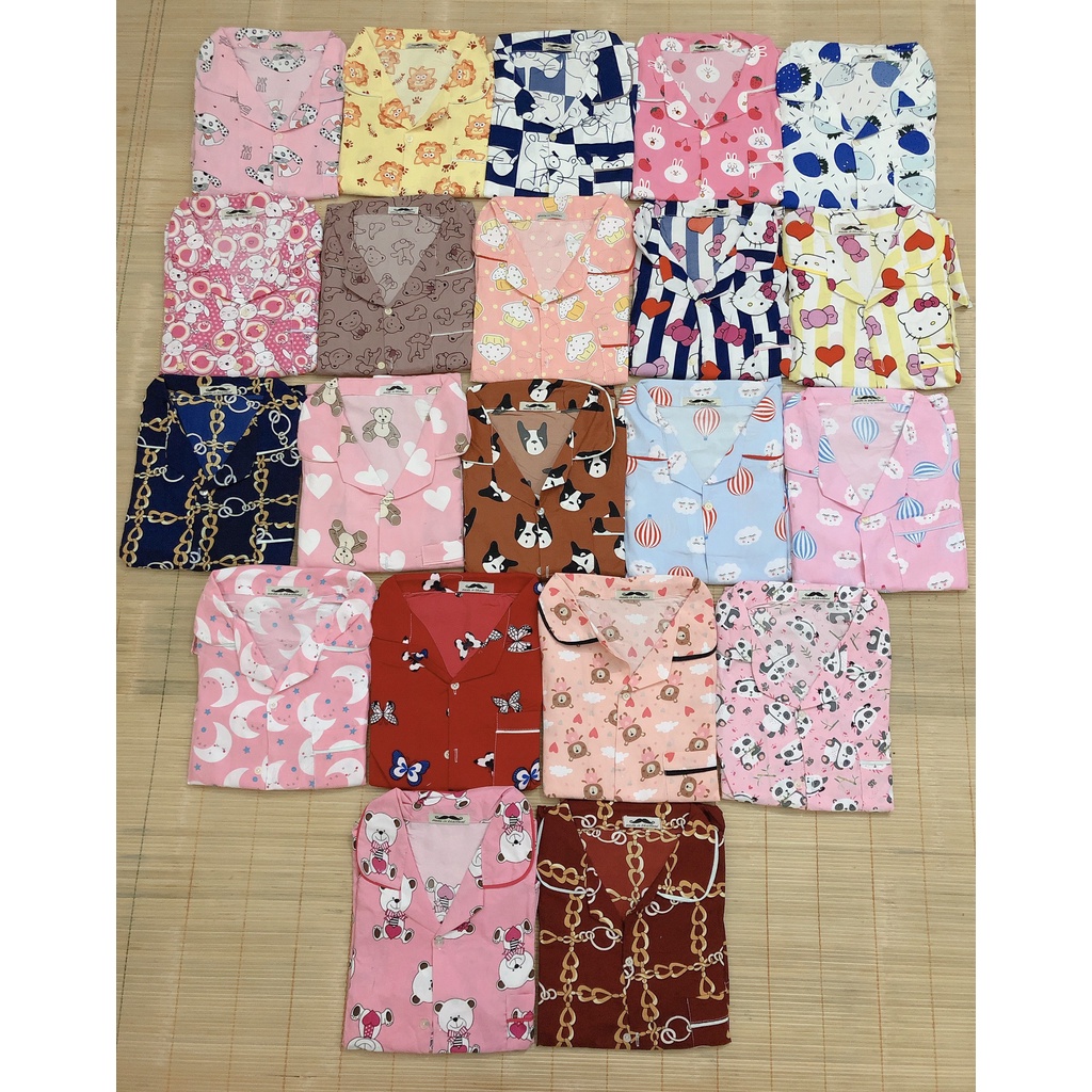 ✔RẺ NHẤT 😍Đồ Bộ Nữ Pijama Cộc Tay<Freeship> bộ mặc nhà dễ thương Kate Thái mềm mại | BigBuy360 - bigbuy360.vn