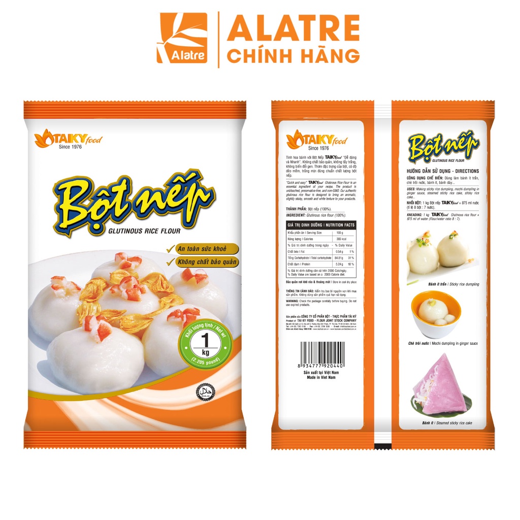 Bột nếp Taky 100% (400g/gói)