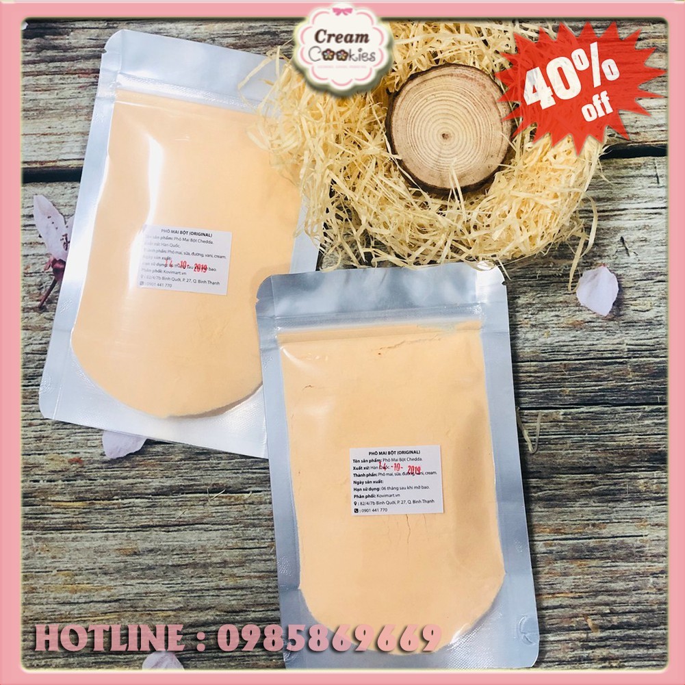 [Mã 157FMCGSALE giảm 8% đơn 500K] Bột phô mai phomai lắc ( GÓI 100G,200G,300G,500G)