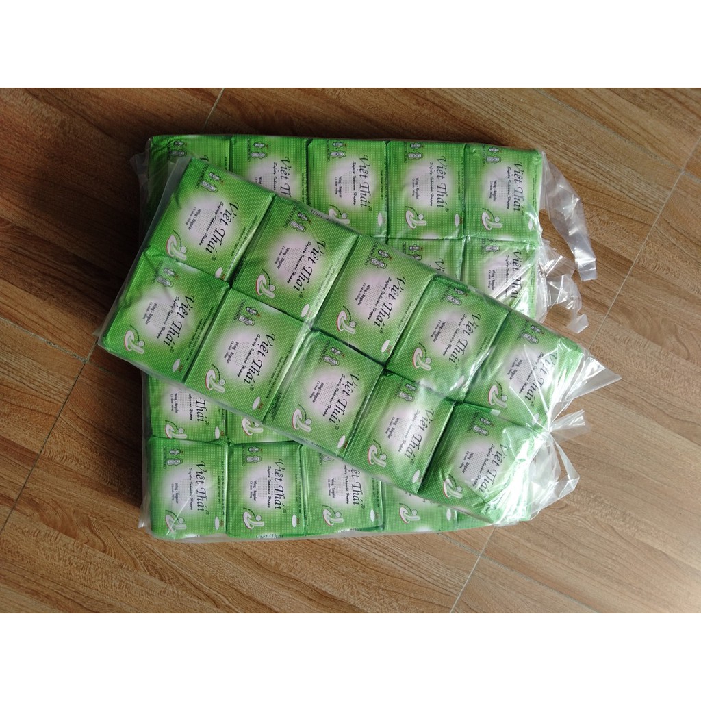 ComBo 10 Gói Băng Vệ Sinh Việt Thái Xanh Có Cánh Kèm 2 miếng Ban Đêm sêu Thấm Hút Cực Mạnh Siêu Tiện Lợi