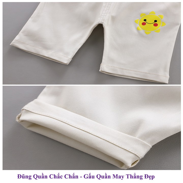 Bộ áo bé trai HUQIQI kết hợp quần short cho bé từ 1 đến 8 tuổi chất cotton hàn quốc hàng xuất khẩu âu mỹ