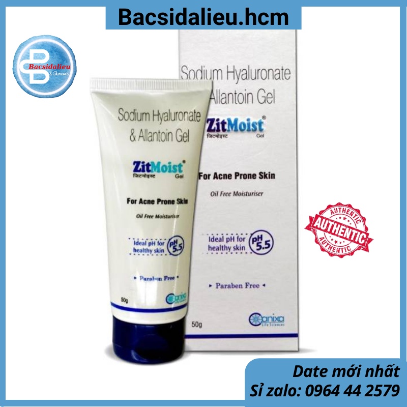 ZitMoist Gel (50g) - Dưỡng ẩm, Phục Hồi Da Nhanh Chóng