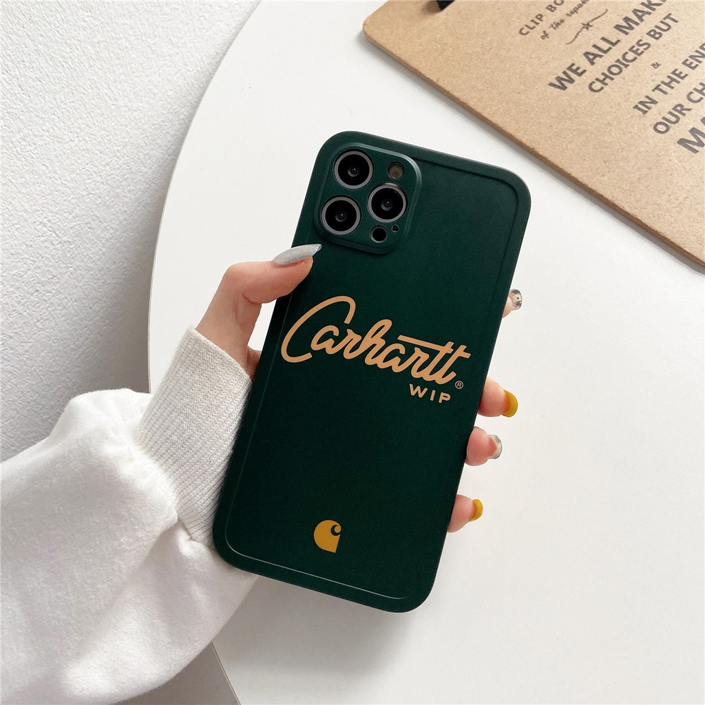 Ốp Điện Thoại Nhựa Cứng In Logo Carhartt Cho iPhone14 13 12 mini 11 PRO MAX 6 / 6s 7 / 8plus SE2 X / XS XR XSMAX #Hg4656