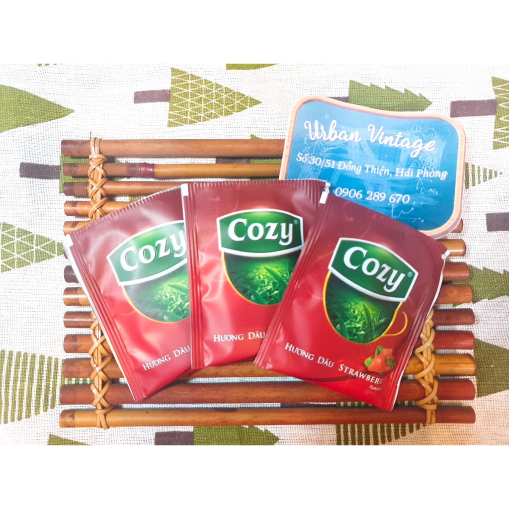 Trà túi lọc Cozy: trà đào, vải, dâu, xoài,... (2g/túi) | BigBuy360 - bigbuy360.vn