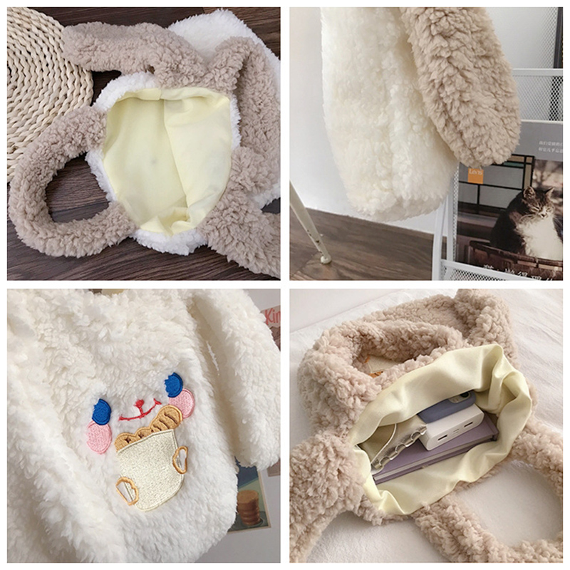 Túi Đeo Chéo Hình Thỏ Bông Dễ Thương Cho Nữ | BigBuy360 - bigbuy360.vn