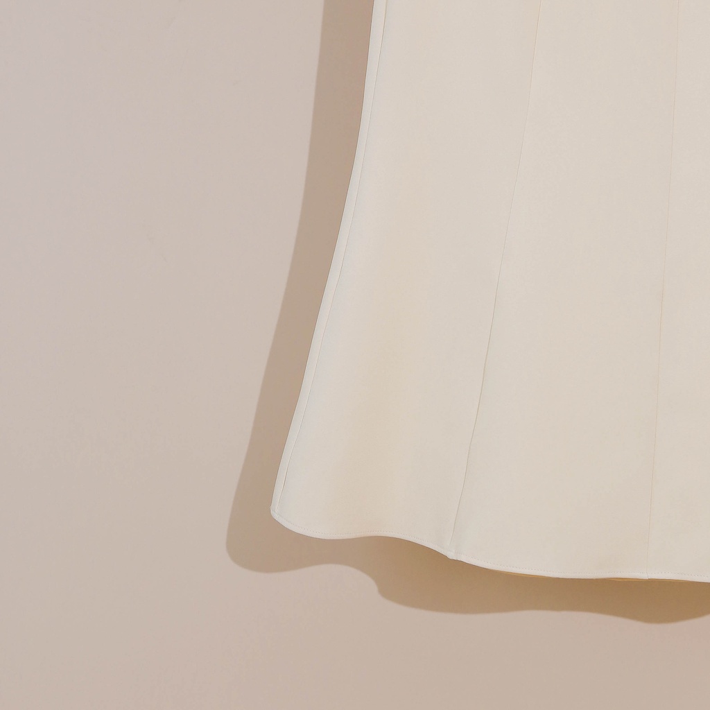 Chân Váy Dài Công Sở MOMOCO 7 Mảnh Xòe Dưới Chất Liệu Tuýt Si Xốp M2830