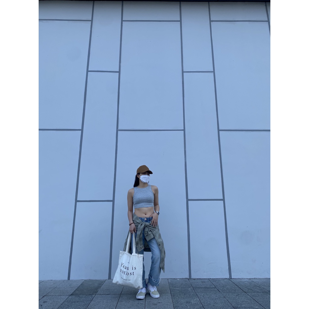 Áo Balo Croptop Nữ Basic Len Tăm Co Giãn SERAPHIC  BL02 | BigBuy360 - bigbuy360.vn