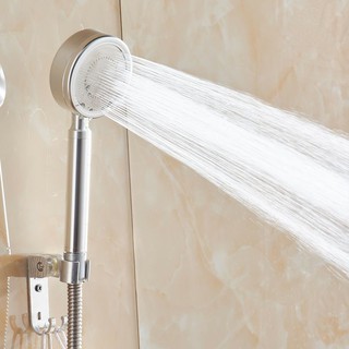 Vòi sen tắm tăng áp hợp kim nhôm trắng có lọc