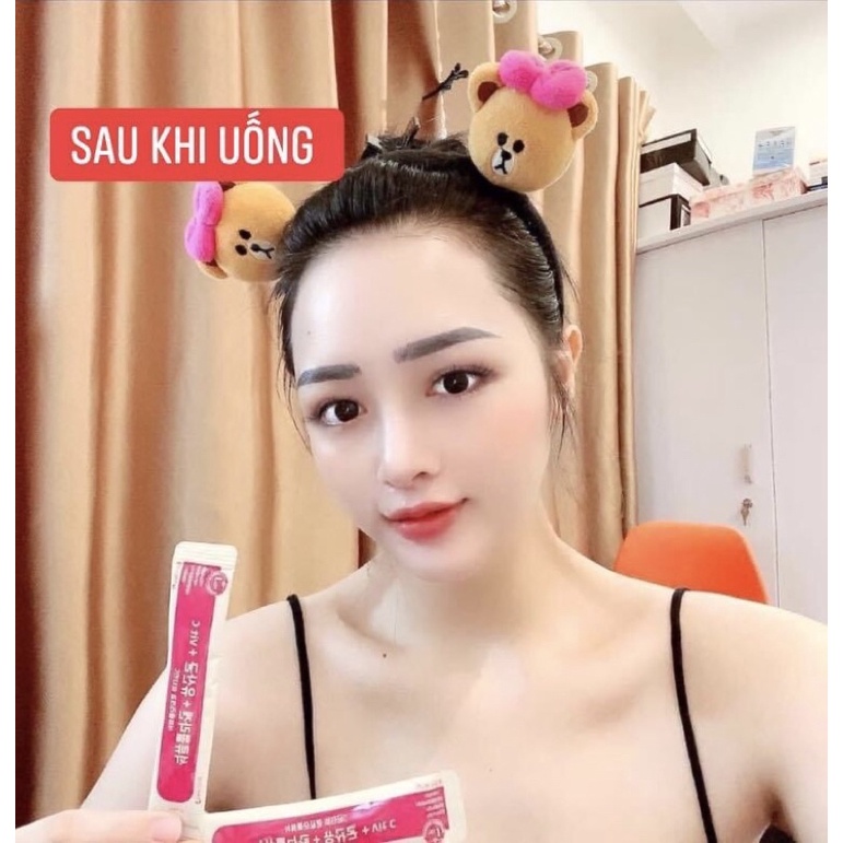 Bột Collagen Uống Lựu Đỏ Bio Cell Hàn Quốc Thần Dược Đẹp Da Giảm Cân Thải Độc Tố Mờ Nám