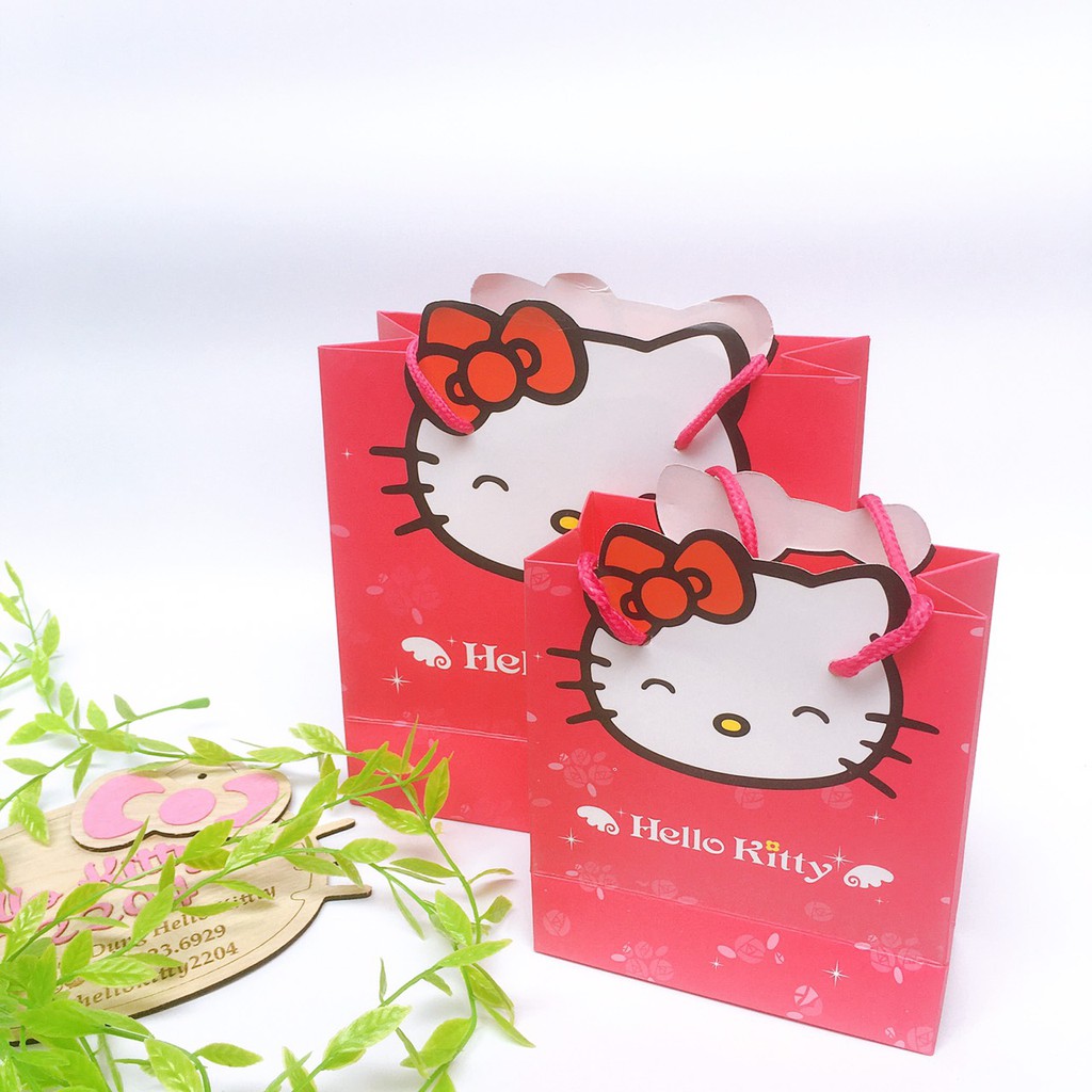 Túi giấy, túi tặng quà cao cấp Hello Kitty ☘☘