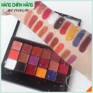 Bảng son Carmela/ Bảng son 18 màu sắc phù hợp với mọi layout trang điểm