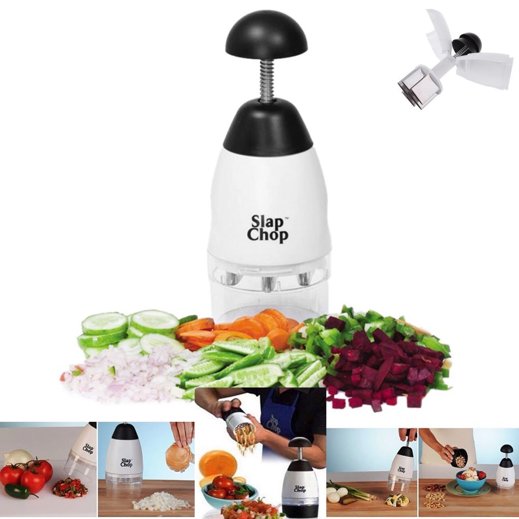 Dụng cụ băm rau củ, tỏi ớt Slap Chop