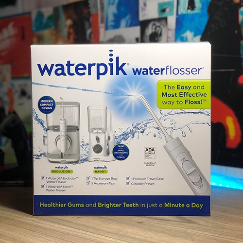 Bộ tăm nước Waterpik Evolution and Nano Water Flosser Combo Pack (hàng mỹ)