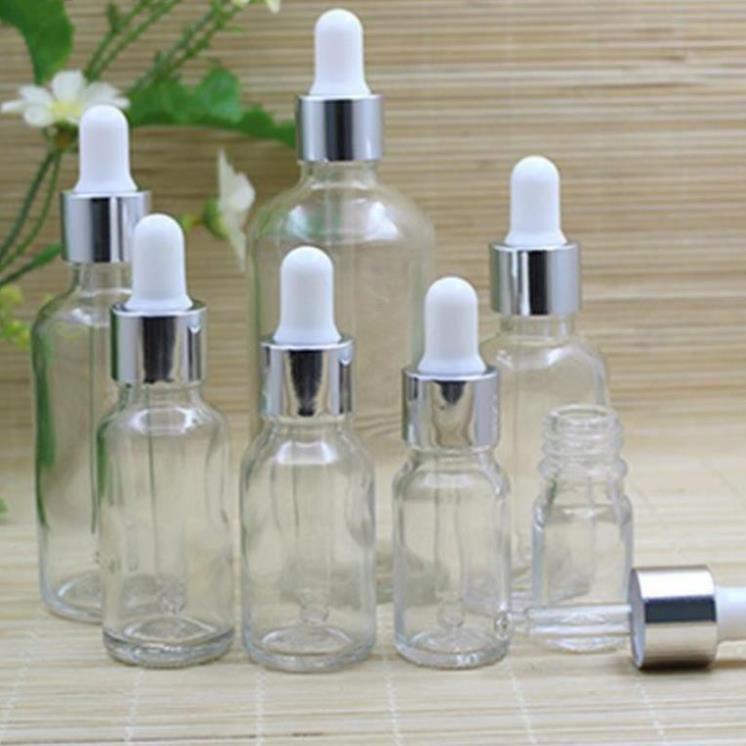 Lọ Chiết Serum ❤ TRÙM SỈ ❤ Lọ đựng tinh dầu 100ml bóp giọt Khoen Bạc chiết serum , phụ kiện du lịch