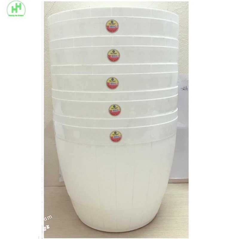 Chậu nhựa trồng cây, hoa nhựa Việt Nhật đường kính 20, 23, 27cm