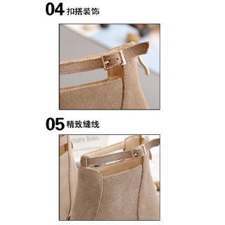 giày boot cổ ngắn đế thấp
