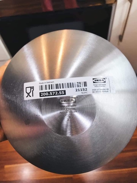 Tô trộn inox BLANDA BLANK Ikea 20cm (size nhỏ)