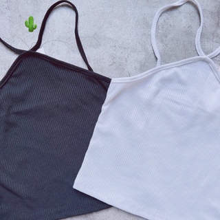 Áo thun lụa croptop lệch vai sát nách GB10090