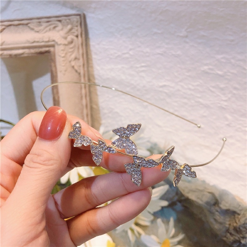 Băng đô, cài tóc thời trang đính đá hàn quốc ủa