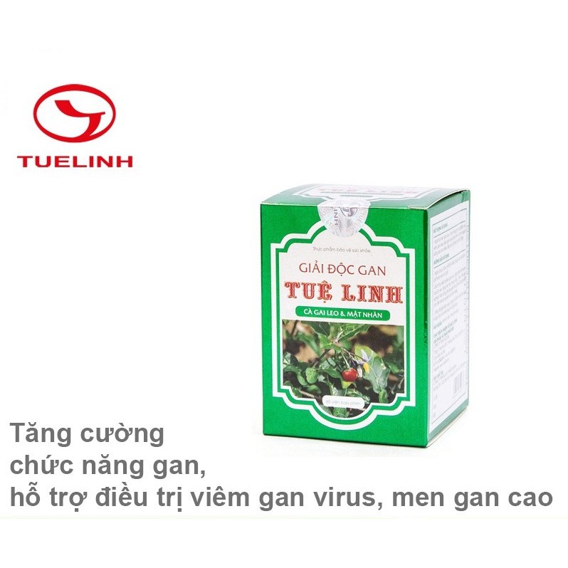 Giải độc gan Tuệ Linh (Lọ 60 viên)