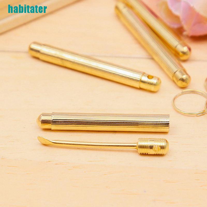 Dụng Cụ Lấy Ráy Tai Màu Vàng Gấp Gọn Tiện Dụng