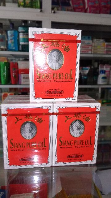 Dầu gió thái lan nước vàng chai lớn chính hãng siang pure oil dầu gió ông già chai lớn 7cc nhà thuốc tây mỹ kim