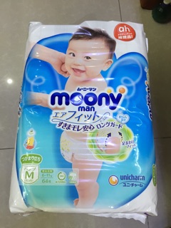 Tã dán/quần Moony nội địa Nhật L50/XL44
