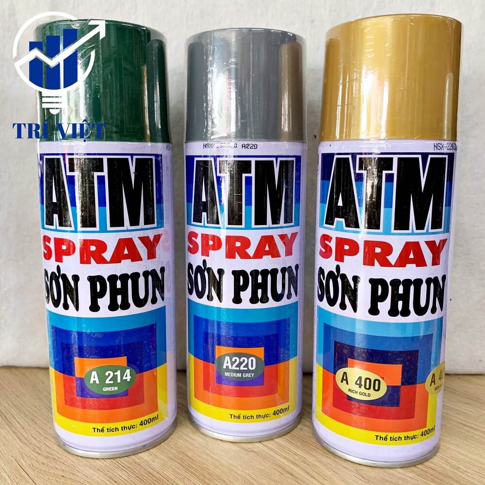 Sơn phun xịt ATM Spray dùng sơn xe đạp xe máy và các bề mặt khác