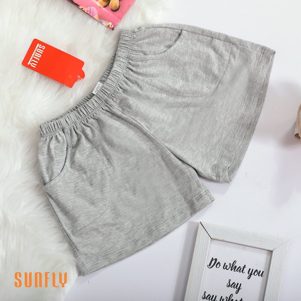 QUẦN ĐÙI COTTON TRƠN NHIỀU MÀU CHO BÉ